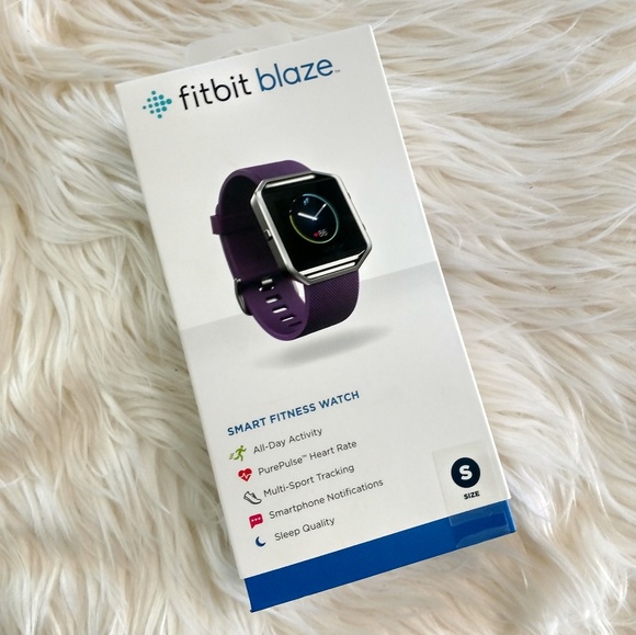fitbit blaze plum small